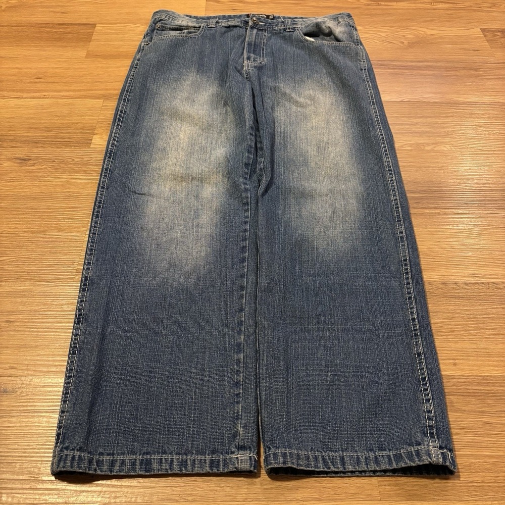 VTG‎ Southpole Jeans 38x32 Fits 36x30 Baggy Relaxed Blue Denim Grunge Skater Y2K